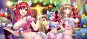 【画像】ソシャゲの女キャラ、とんでもなくエッチな格好で接客してしまう