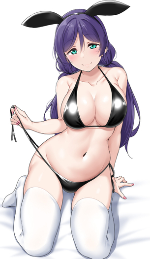 【２次】ニーソックスを着けた女の子のエロ画像その３５