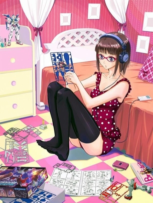 【虹画像】黒ニーソや黒ストッキングを履いた女の子の画像集 part15