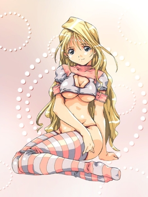 【虹画像】縞ニーソックスの女の子の画像集 part9