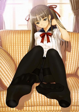 【虹画像】パンストやタイツのつま先や足裏が見えてる女の子の画像集 part9