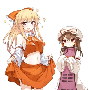 【たくし上げ】服をたくし上げて見せてくれる女の子の二次元エロ画像＆イラスト Part18