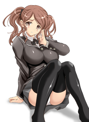 【虹画像】黒ニーソや黒ストッキングを履いた女の子の画像集 part20