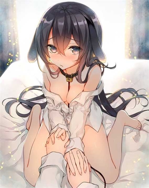 【首輪】犬みたいに首輪でつながれた女の子の二次元エロ画像＆イラスト Part20