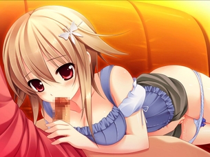 フェラチオしながらオナニーしちゃうエッチな女の子ｗ