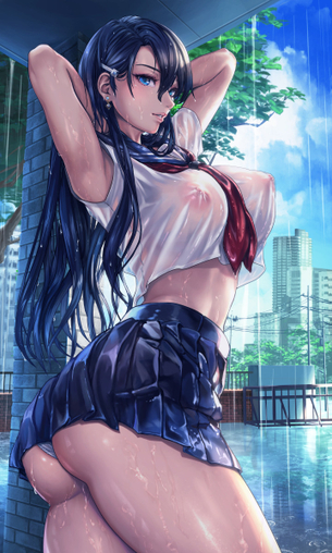 【二次エロ】スケスケな服がドスケベすぎる女の子の二次エロ画像まとめ その1