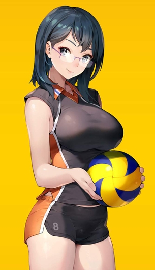 【ハイキュー!!】清水潔子のイキ顔になってるドエロい抜ける画像