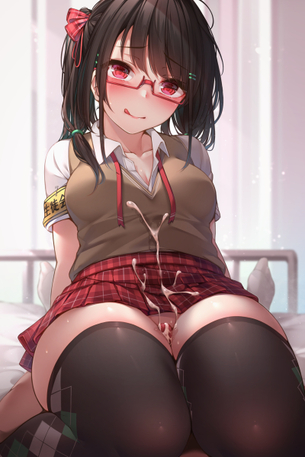【二次エロ】エッロいムチムチ太ももな女の子の二次エロ画像 その2