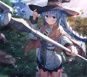 【非・微エロ】水曜日の青髪美少女画像まとめ　その１３８