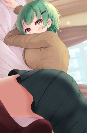 【非・微エロ】木曜日の緑髪美少女画像まとめ　その１１３