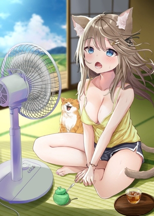 【非・微エロ】ネコミミ美少女に癒される画像まとめ　その１７