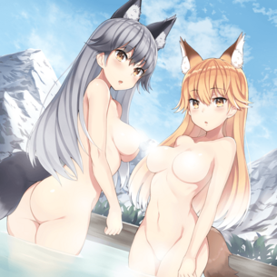 【エロ】温泉に入ってる女の子達の二次エロ画像２【お風呂・温泉】