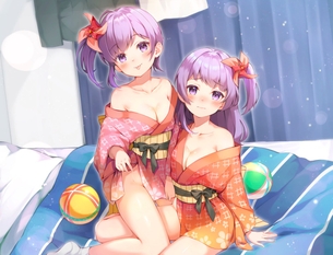 【非・微エロ】日曜日の紫髪美少女画像まとめ　その１１３