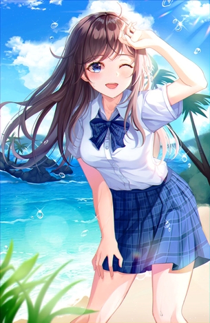 【非・微エロ】艶やかで美しいロングヘア美少女画像まとめ　その１０