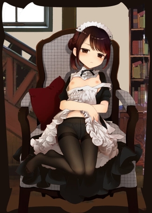 【エロ】メイド姿の女の子にえっちなご奉仕させてる画像１１【メイド】