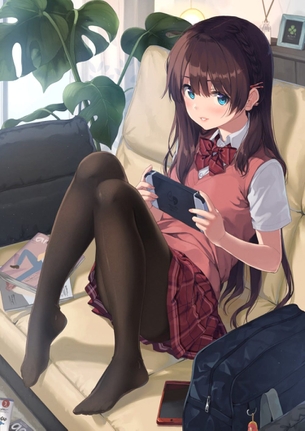 【非・微エロ】何故か見てしまう黒タイツ美少女まとめ その２