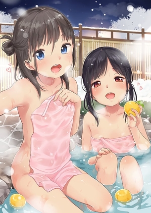 【エロ】温泉に入ってる女の子達の二次エロ画像６【お風呂・温泉】