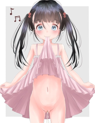 【エロ】スカートをたくし上げてパンツや性器を見せつけてる女の子１４【たくし上げ】