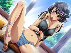 【日焼け】褐色肌が魅力的な女の子の二次元エロ画像＆イラスト Part100