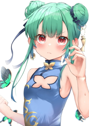 【非・微エロ】木曜日の緑髪美少女画像まとめ　その１２１
