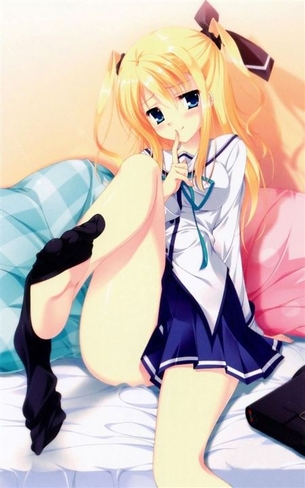 【金髪】可愛い金髪の女の子の二次元エロ画像＆イラスト Part28
