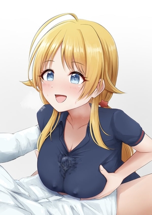 【エロ】服の隙間からちんちん挟んでる女の子のエロ画像７【着衣パイズリ】