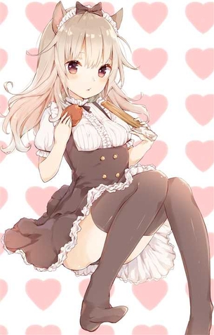 【ニーソ】ぴちぴちのニーソが似合う女の子の二次元エロ画像＆イラスト Part06
