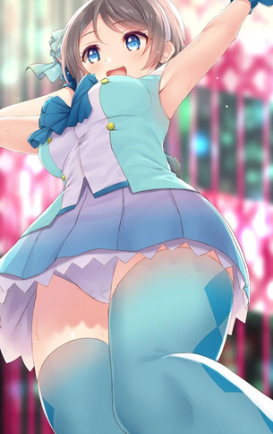 女の子のパンツが見たい・・・という願望が具現化したパンチラ少女二次元エロ画像