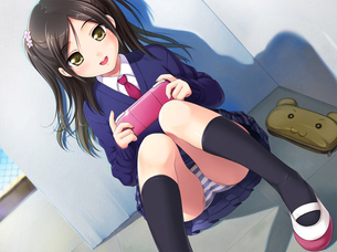 二次元と言えば縞パンのエロ画像（美少女パンツ）