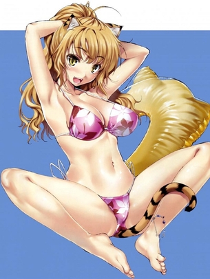 【二次】ビキニとかセパレートタイプの水着を着た女の子の画像集 part1