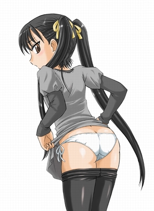【虹画像】パンストやタイツを脱ぎかけ&履きかけてる女の子の画像集 part12