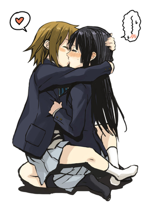 女の子同士でキスしてる虹画像くださいpart4