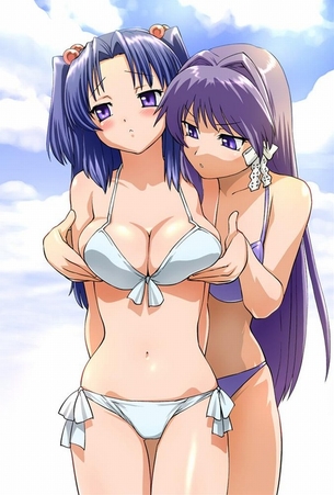 【二次】ビキニとかセパレートタイプの水着を着た女の子の画像集 part5