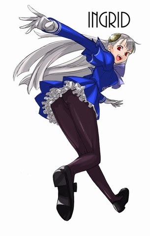 【画像】イングリッドさんのタイツ脚を愛でる二次画像集 part3