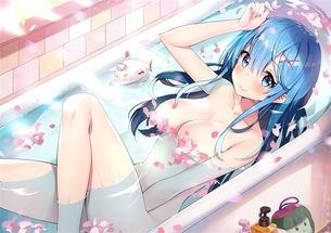 【青髪】青髪の美少女の二次元エロ画像＆イラスト Part13