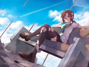 メガネ掛けてる女の子の画像ください