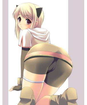 【画像】色付きスパッツを履いている女の子の二次画像集 part1
