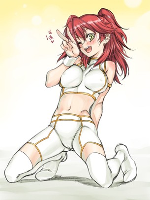 【二次画像】白スパッツを履いてる女の子の画像集 part1