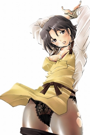 【二次画像】パンストやタイツが破れてたり破られてたりしてる女の子の画像集 part5
