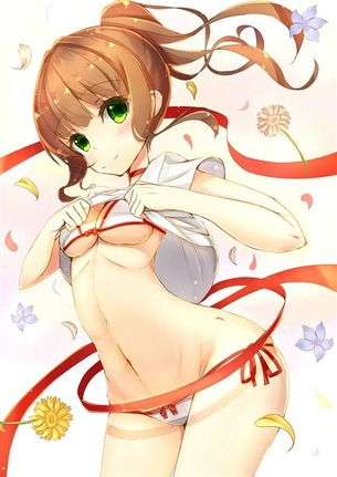 【ポニーテール】うなじが魅力的 ポニーテール少女の二次元エロ画像＆イラスト Part23