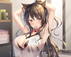 【二次元】服が透け透けになっている美少女達のエロ画像 Part.9 50枚