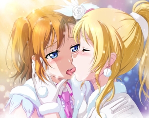 【2次】女の子たちがキスしあってるエロ画像2【ゆり】