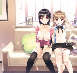 【二次元】ニーソックスを履いた美少女達のエロ画像 Part.3 50枚