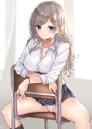 【二次】パンツがチラリズムしているパンチラエロ画像 Part１８