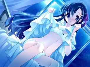 【たくし上げ】服をたくし上げて見せてくれる女の子の二次元エロ画像＆イラスト Part23