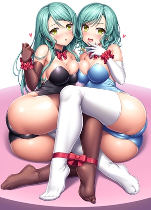 【二次元】緑髪美少女のエロ画像 Part.2 50枚