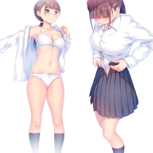【二次】エッチで可愛いブラジャーを付けた女の子のエロ画像 Part３５