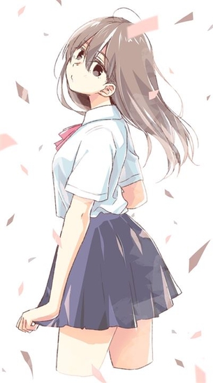 【ストレートヘア】さらさらストレートヘアが魅力的な女の子の二次元エロ画像＆イラスト Part16