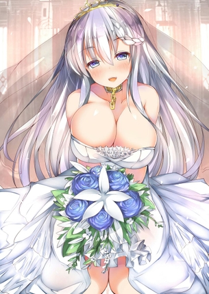 【二次元】ウェディングドレス姿の純白美少女達のエロ画像 Part.16 50枚