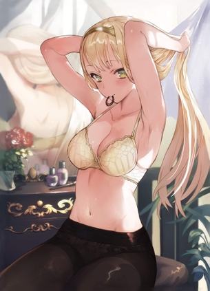 【ライザのアトリエ】黒ストがエロ可愛いクラウディア・バレンツの画像